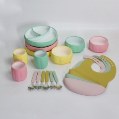 Silicone Baby Pumpkin Feeding Tableware (ODM&OEM available）