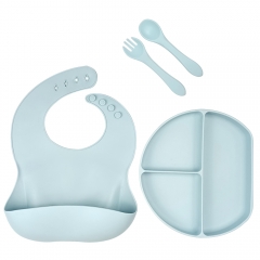 Silicone Baby Feeding Set of 4 (ODM&OEM available）