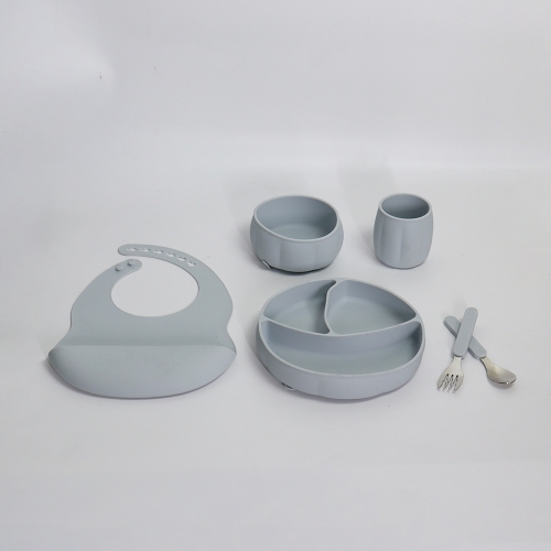Silicone Pumpkin Tableware Set of 6<br>(ODM&OEM available）