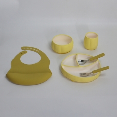Silicone Baby Pumpkin Feeding Tableware (ODM&OEM available）