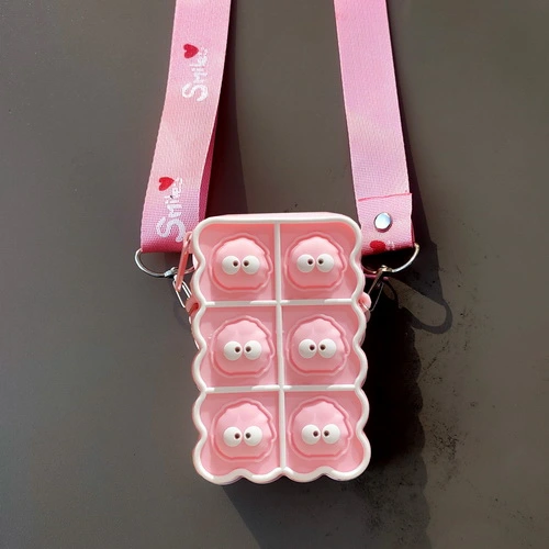 Decompression toy bag rodent eradication pioneer coin purse silicone cartoon decompression bubble pinch music bag