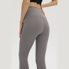 Yoga Leggings with Pockets High Waist Compression Workout Running Gym Grey CK1038