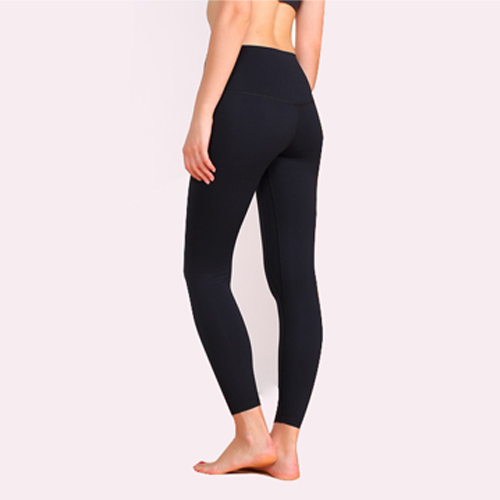 Yoga Leggings with Pockets High Waist Compression Workout Running Gym Black