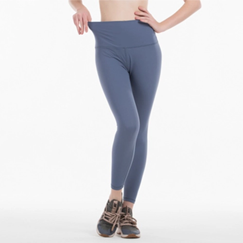 Yoga Leggings with Pockets High Waist Compression Workout Running Gym Dark blue