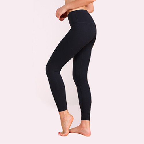 Yoga Leggings with Pockets High Waist Compression Workout Running Gym Black