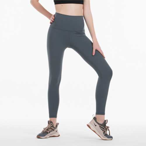 Yoga Leggings with Pockets High Waist Compression Workout Running Gym Dark Grey