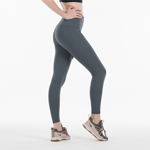 Yoga Leggings with Pockets High Waist Compression Workout Running Gym Dark Grey