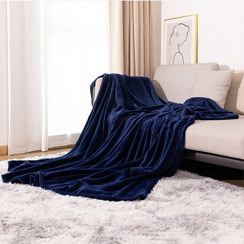 Thickened solid color pineapple flannel blanket coral velvet sofa blanket air conditioning blanket nap blanket