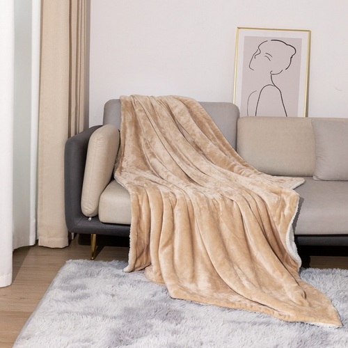 Blanket Sherpa lamb blanket thickened insulation double layer flannel