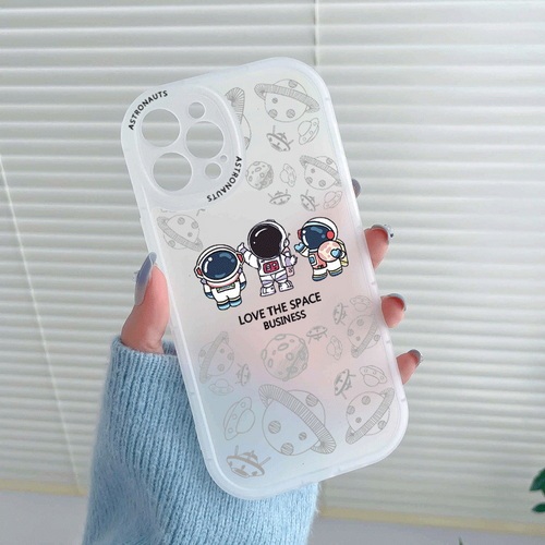 Astronaut fall-proof mobile phone case is suitable for lovers' fashion label protective cover K797-K798