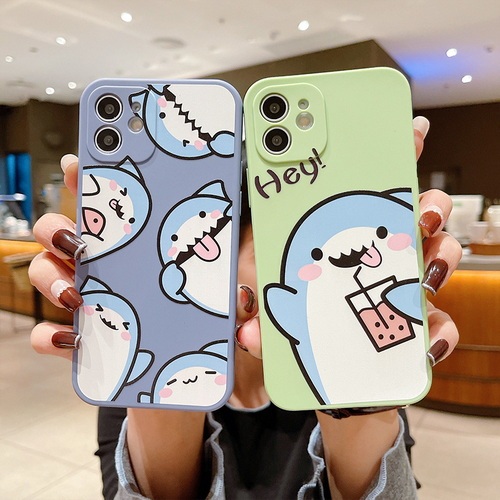 Shark's new personalized silicone protective case mobile phone case F477-F478