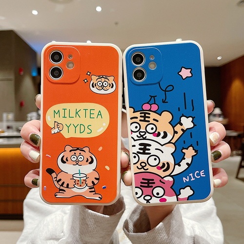 New cartoon tiger creative soft shell mobile phone case F641-F642