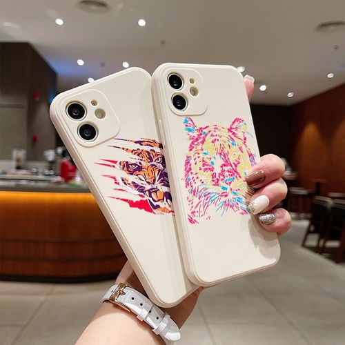 Creative tiger cartoon silicone personalized mobile phone case F631-F632