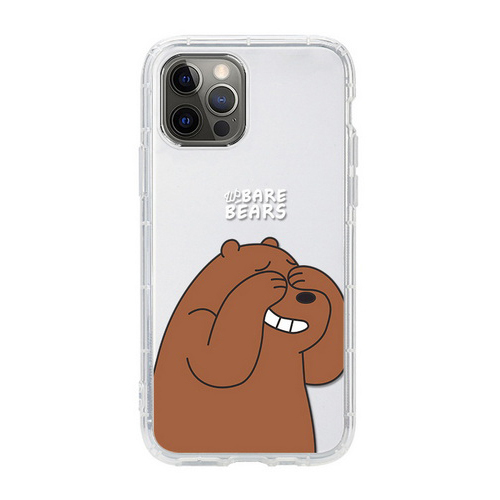 QD Panda, white bear, brown bear transparent air cushion mobile phone case U148-U149-U150
