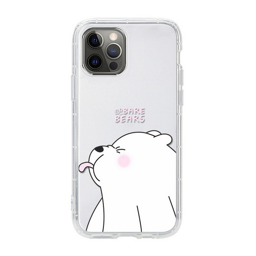 QD Panda, white bear, brown bear transparent air cushion mobile phone case U148-U149-U150