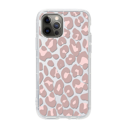 QD White, black, pink leopard print transparent air cushion mobile phone case U155-U156-U158