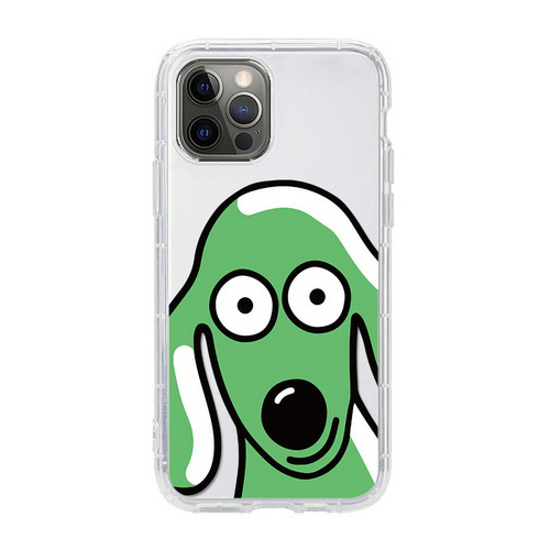 QD Green dog, blue dog transparent air cushion mobile phone case U246-U247