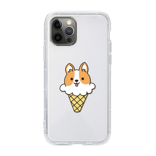 QD Ice cream Kirky, dancing cute panda transparent air cushion mobile phone case U313-U314