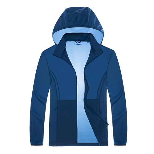 Men UPF 50+ Lightweight Cardigan with Pockets Long Sleeve Sun Shirts UV Protection Clothing Quick Dry 6105 Four Color