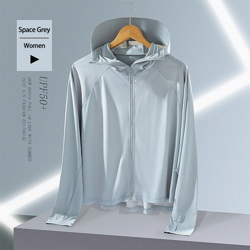 Women UPF 50+ UV Sun Protection Clothing Zip Up Lightweight Hoodie Sun Shirt Hiking Outdoor Performance Jackets 21WF01 Six Color