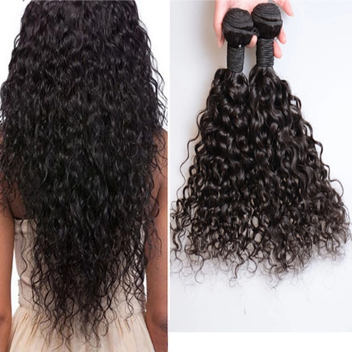 Water Wave Bundles Brazilian 8A Water Wave Human Hair 3 Bundles Ocean Wave Bundles for Black Women 100g