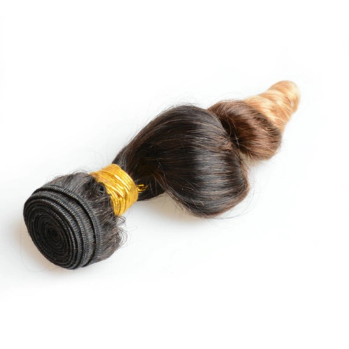 Three Tone Color 1B/4/27 Brazilian Remy Human Hair Loose Wave 3 Bundles Human Hair Extensions 100% Real Virgin Bundles Human Hair 100gX3