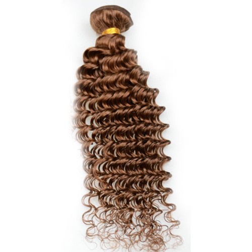 Deep Wave 9A Indian Light Brown Human Hair Loose Wave 3 Bundles Human Hair Extensions 100% Real Virgin Bundles Human Hair 100gX3