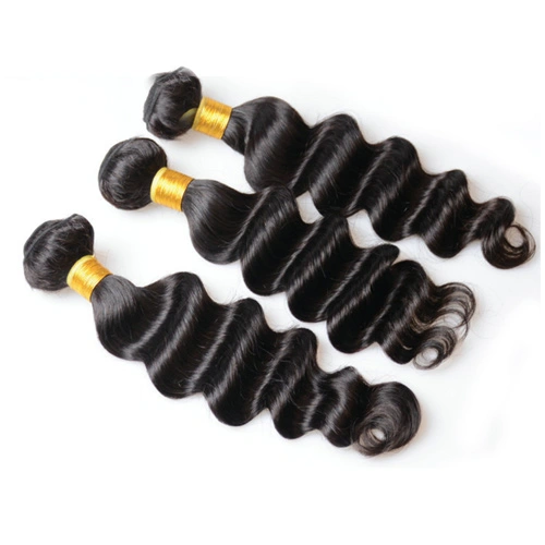 10A 12A Peruvian Remy Human Hair Weft Loose Deep 3 Bundles Human Hair Extensions 100% Real Virgin Bundles Human Hair Natural Color 100gX3