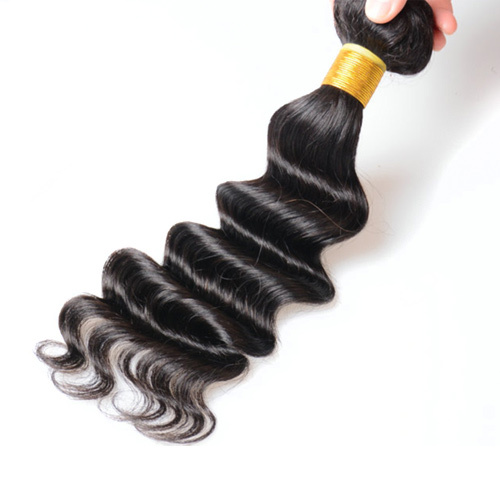 10A 12A Peruvian Remy Human Hair Weft Loose Deep 3 Bundles Human Hair Extensions 100% Real Virgin Bundles Human Hair Natural Color 100gX3