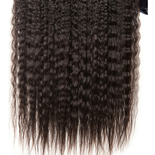 Kinky Straight Yaki Hair 9A 10A 3 Bundles Human Hair Extensions 100% Real Virgin Bundles Human Hair Natural Color 100gX3