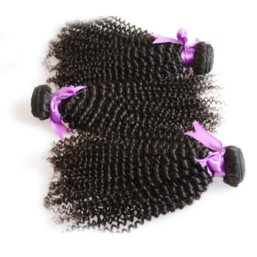 10A Malaysian Tight Kinky Curly 3 Bundles Human Hair Curly Extensions 100% Real Virgin Bundles Human Hair 100gX3