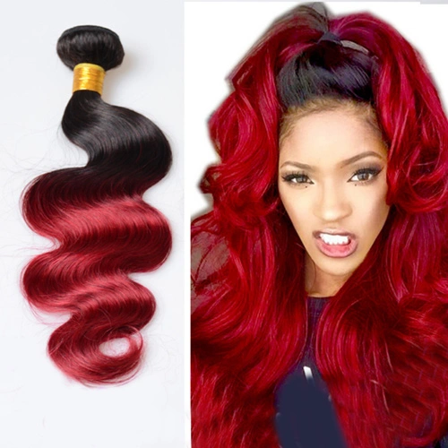 1B/Burg Body Wave Hair 10A Brazilian Bundles 100% Unprocessed Body Wave Human Hair 3 Bundles Hair Bundle 100gx3