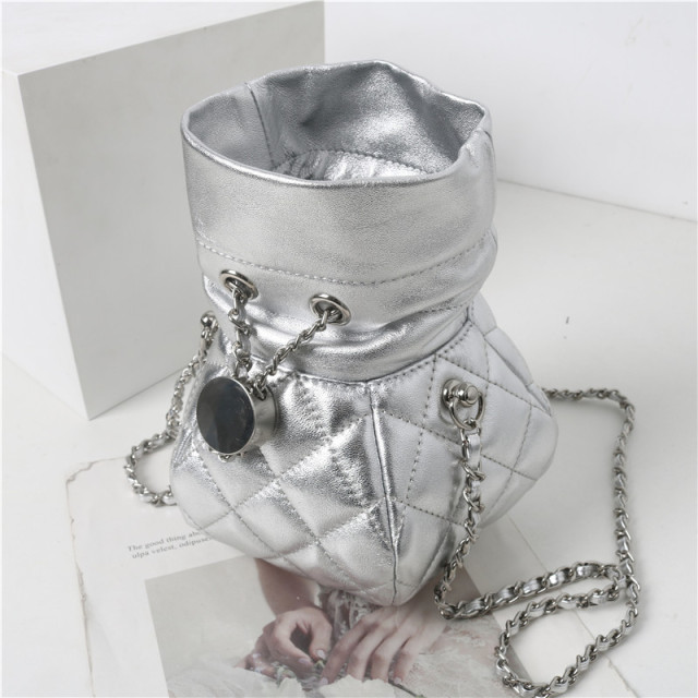 Sheepskin fortune bag spring/summer 2023 new fashion design Ringer chain single shoulder crossbody small bucket bag female