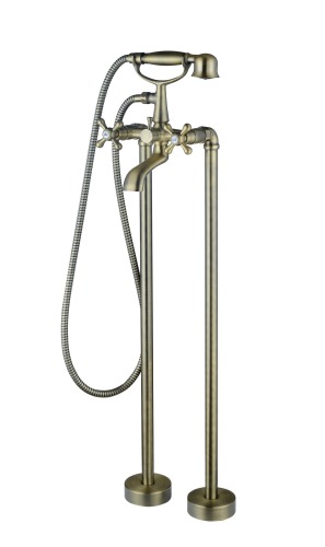 CL-210272 Two handles floor bathtub faucet