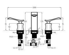 CL-20811 8 inch washbasin faucet