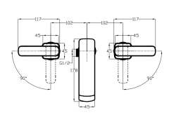 CL-20811 8 inch washbasin faucet