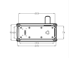CL-20803 Concealed washbasin faucet