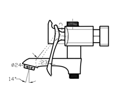 CL-20809 Big bath-shower faucet