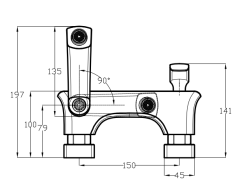 CL-20809 Big bath-shower faucet