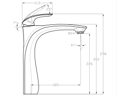 CL-20702 Washbasin faucet
