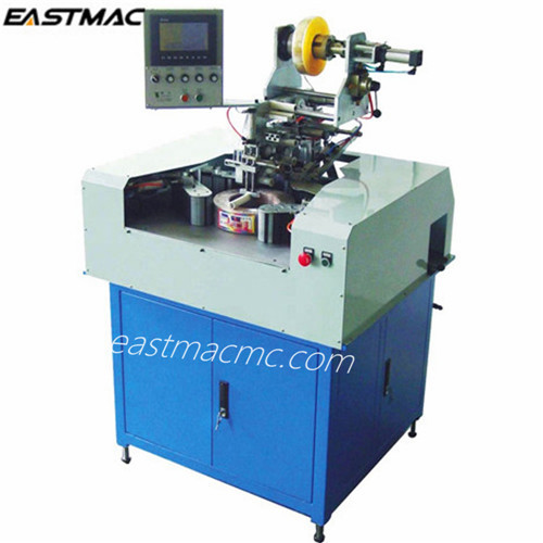 High speed coil wrapping machine with PVC PE film PP woven tape or paper for cable