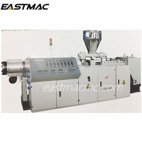 High efficient SJSZ series conical double screw extruder with wide adaptability
