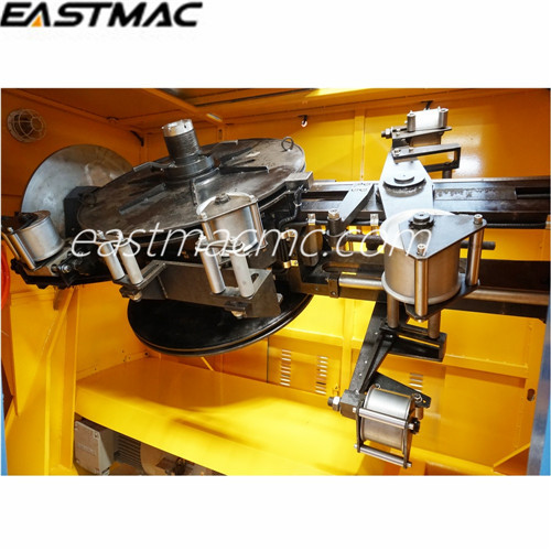 High speed eccentric tangential type non-metallic taping machine for wrapping tapes on cable