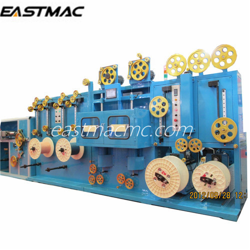Hot sale High speed Double layer vertical tape wrapping machine for data cable and signal cable