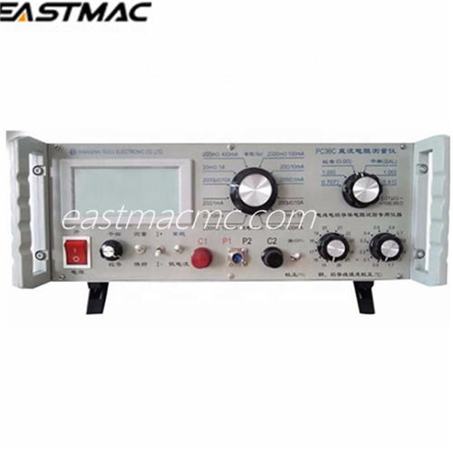 High precision Good quality PC36C DC Resistance Tester with the function of self-calibration