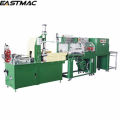 High speed heat shrinkable film packing and wrapping machine for cable
