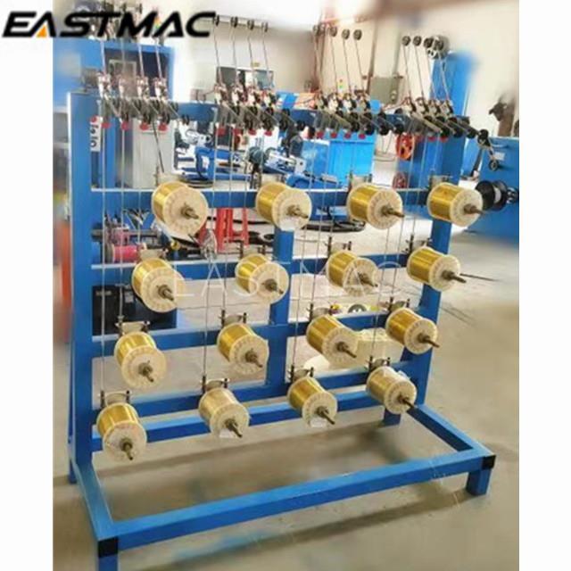High efficient 50 head 8 inch vertical friction tension pay off