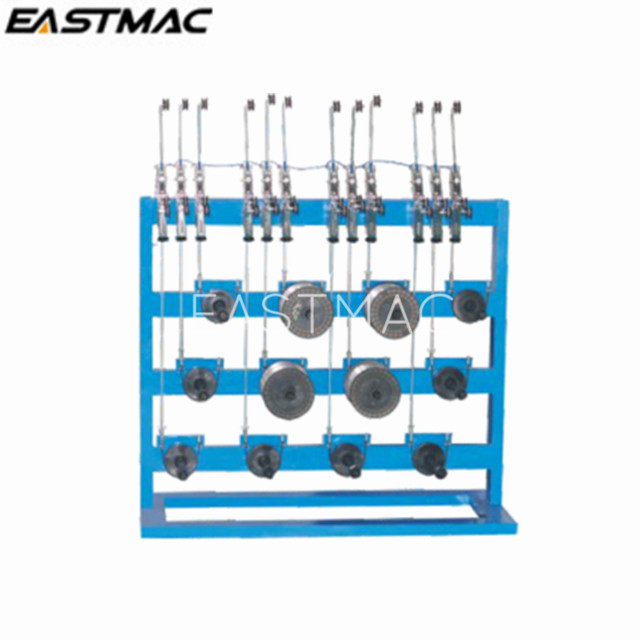 Fully-automatic high speed winding rewinding machine for chemical fiber's with various bobbin size