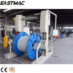 High speed fiber optic cable sheathing machine with extruding material of LDPE LSZH HFFR PA12 MDPE HDPE