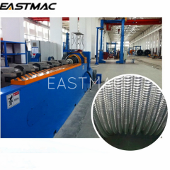 High quality DAG45-180 Argon arc welding and corrugation line tandem with extruder for EHV cable smooth tube diameter reduce